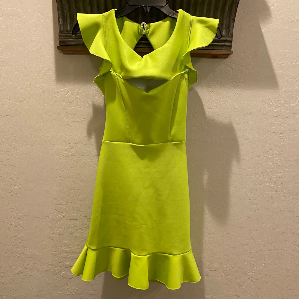 Lime Green Dress